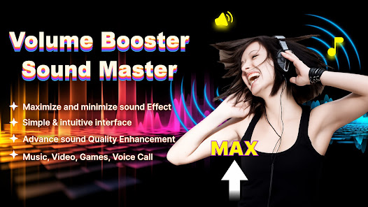 Volume Booster app screen